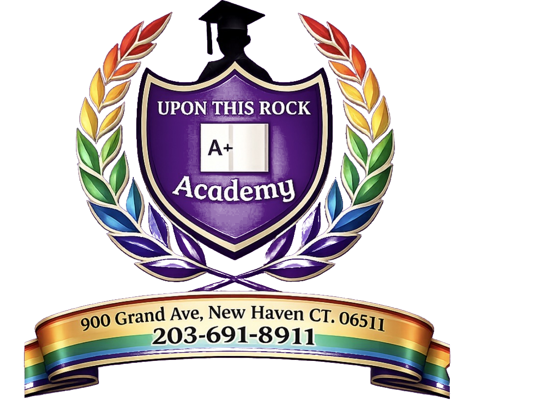 Upon This Rock A+ Academy crest